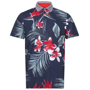Great Value Dress from the Feet Up Puma Mattr Luau Polo Shirt - Deep Navy/Red Fire
