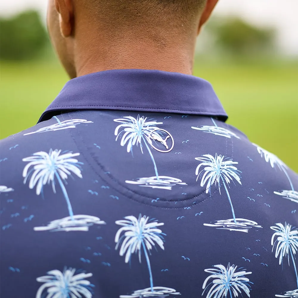 Puma Mattr Mirage Polo Shirt - Navy Blazer/Regal Blue Designed to Dominate