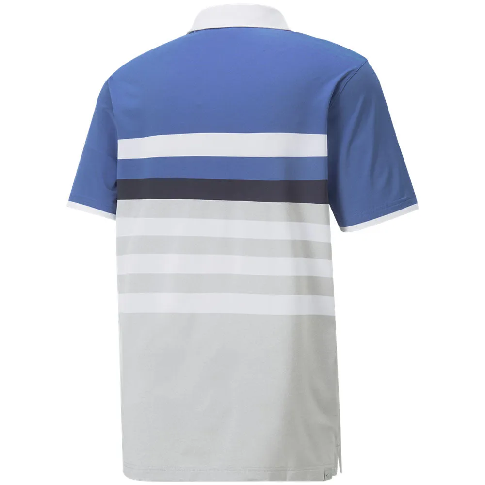 Puma Mattr One Way Polo Shirt - Bright Cobalt/Bright White Steal Empower Your Journey