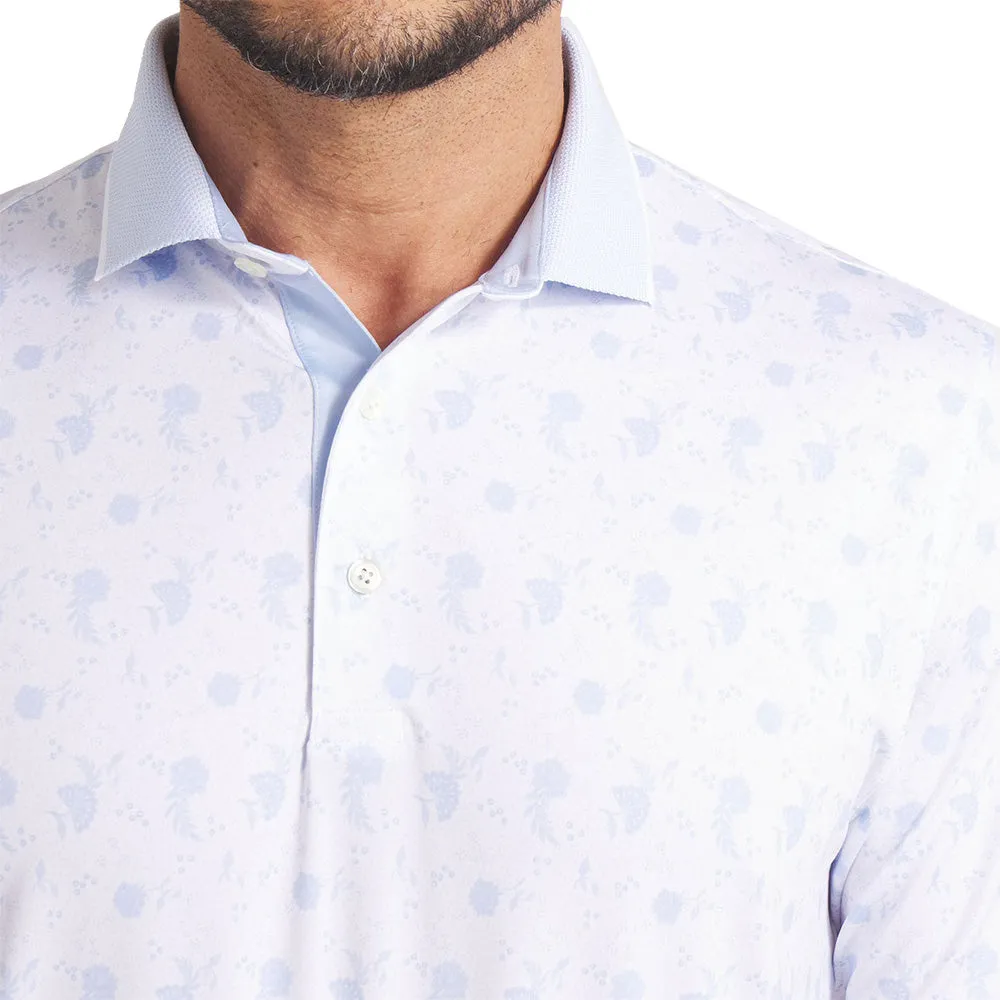 Puma Mattr Ornamental Polo Shirt - White Glow/Haute Tropic Step Into Strength Bring the Heat