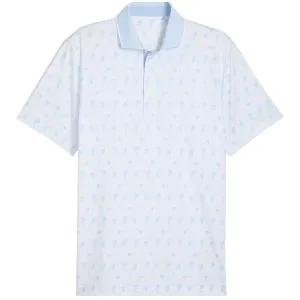 Puma Mattr Ornamental Polo Shirt - White Glow/Haute Tropic Make a Statement