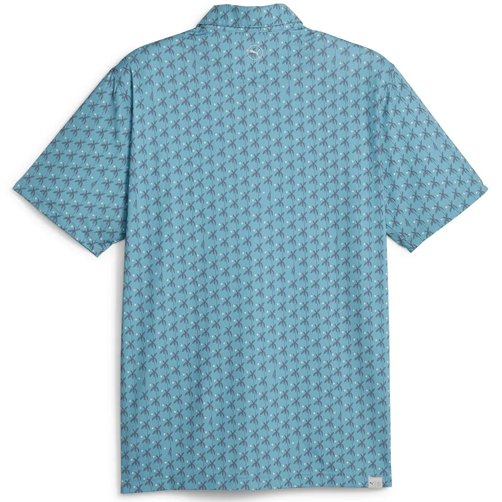 Puma Mattr Palms Polo Shirt - Bold Blue/Slate Sky Made to Turn Heads Feel the Energy