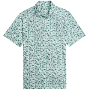 Puma Mattr Port Polo Shirt - Green Terrain/White Glow Autumn Sale