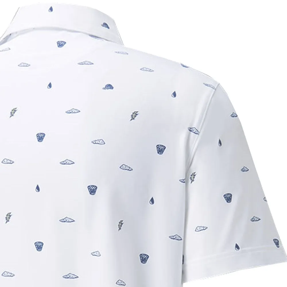Move Beyond Ordinary Made to Turn Heads Puma Mattr Pouring Buckets Polo Shirt - Bright White/Bright Cobalt