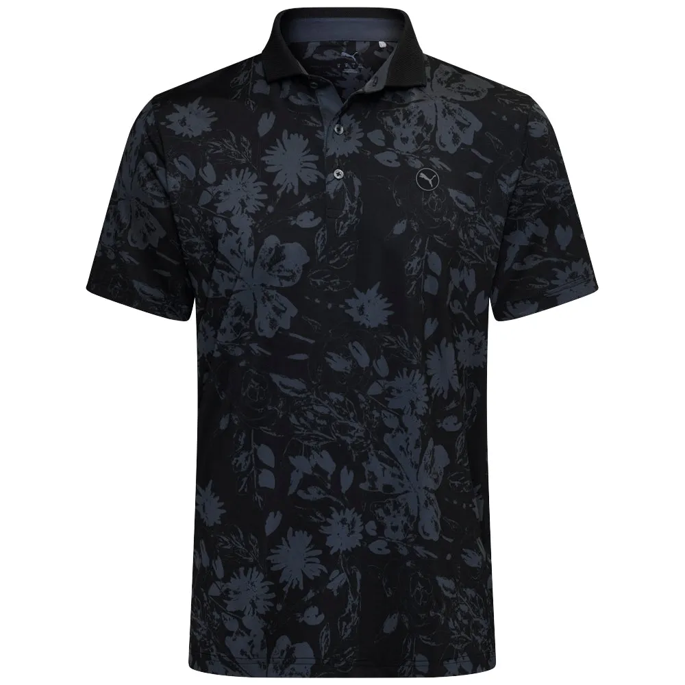 Puma Mattr Rose Polo Shirt - Black/Strong Gray Define Your Own Way