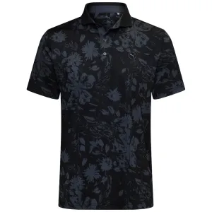 Puma Mattr Rose Polo Shirt - Black/Strong Gray Define Your Own Way
