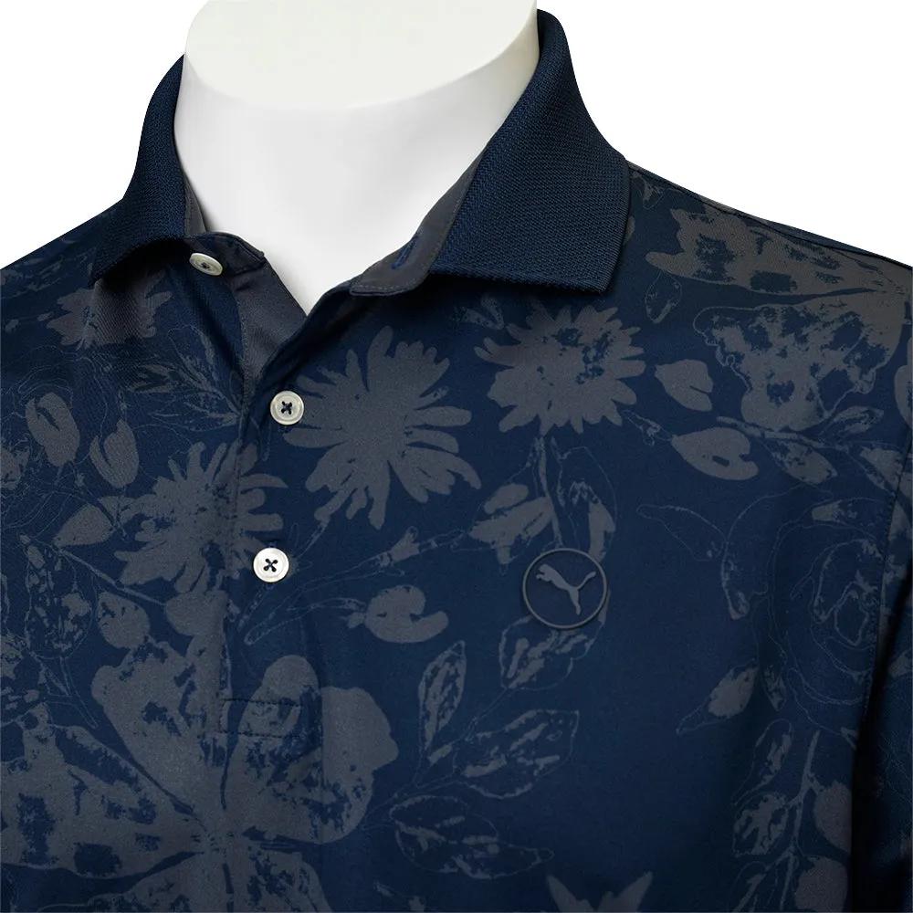 Puma Mattr Rose Polo Shirt - Deep Navy/Strong Gray Hit Your Next Level Winter Sale