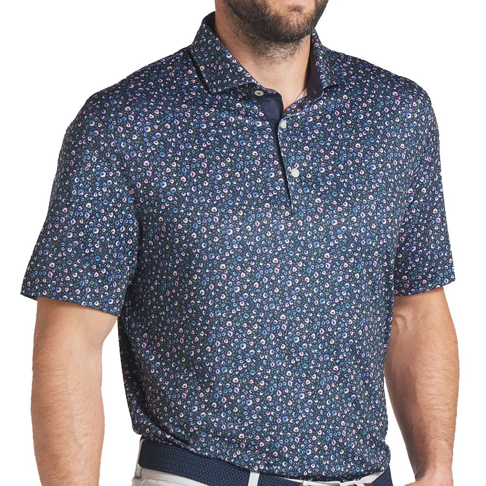 Step into the Beat Puma Mattr Soto Polo Shirt - Deep Navy/Mauved Out