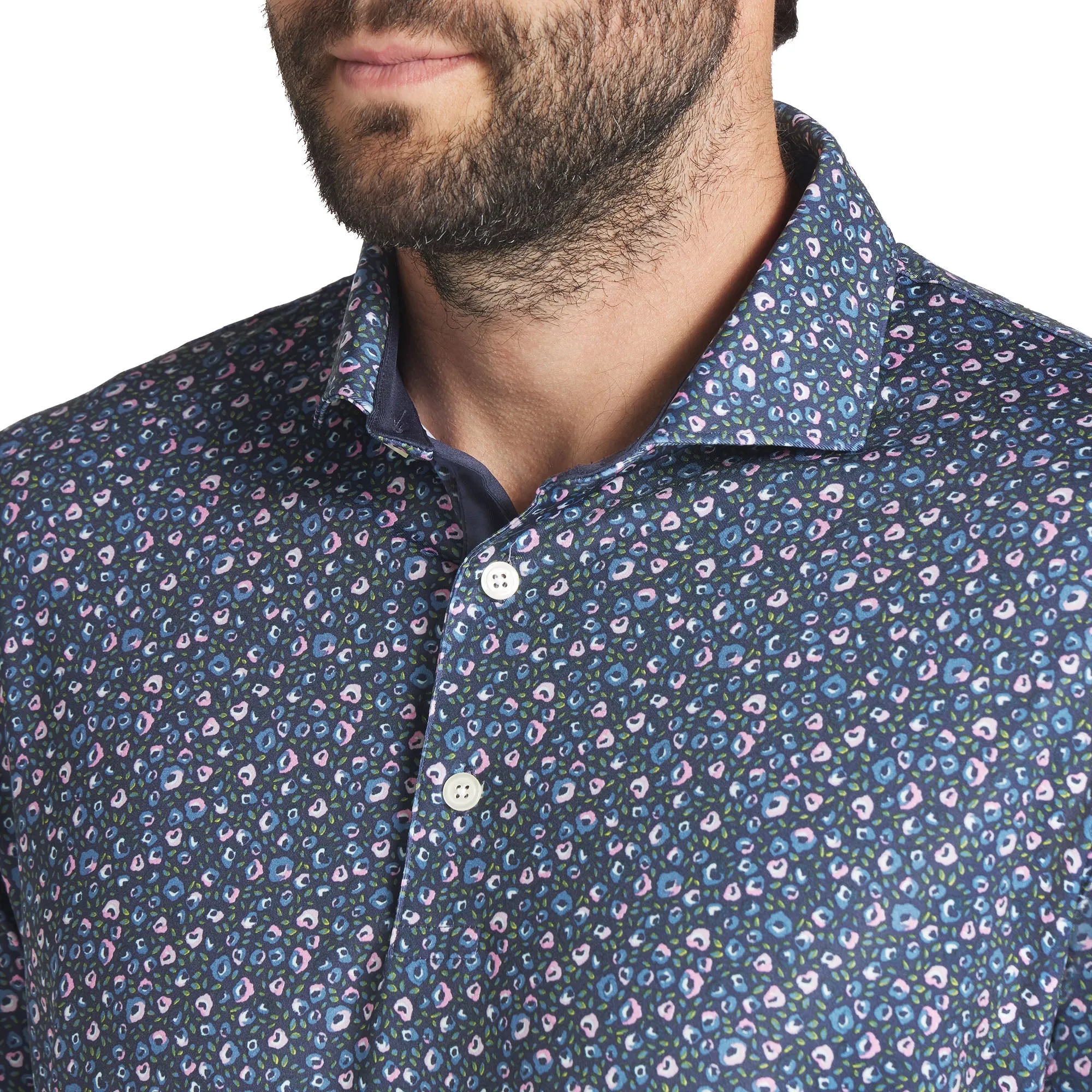 Puma Mattr Soto Polo Shirt - Deep Navy/Mauved Out Walk with Purpose Black Friday Sale