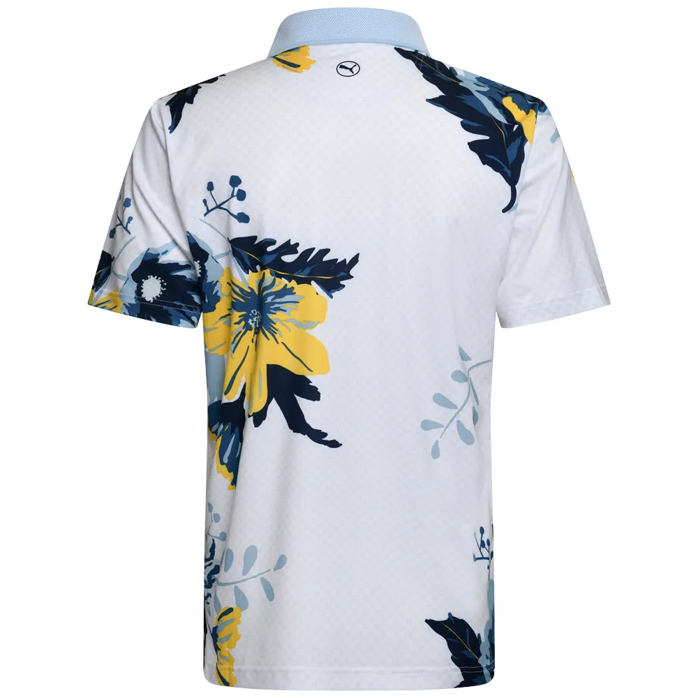 Puma Mattr Terrance Polo Shirt - Silver Sky Affordable