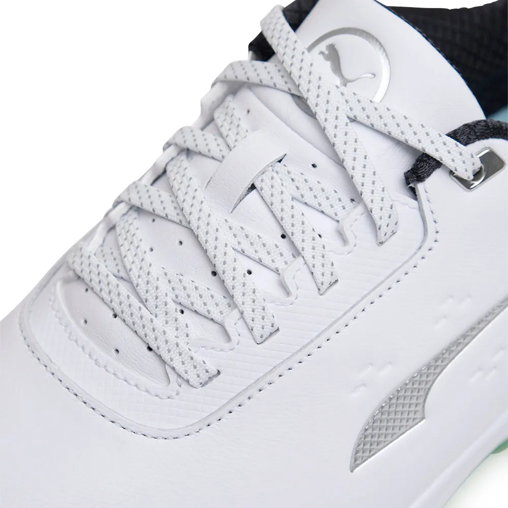 Not for the Ordinary Great Value Puma Phantomcat Nitro Spikeless Waterproof Shoes - White/Black/Fluro Green Pes