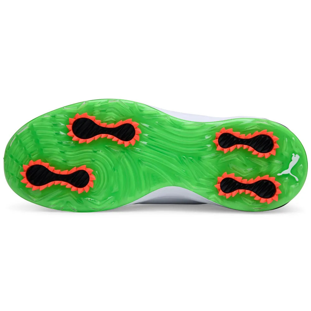 Keep Going Strong Puma Phantomcat Nitro Spikeless Waterproof Shoes - White/Black/Fluro Green Pes