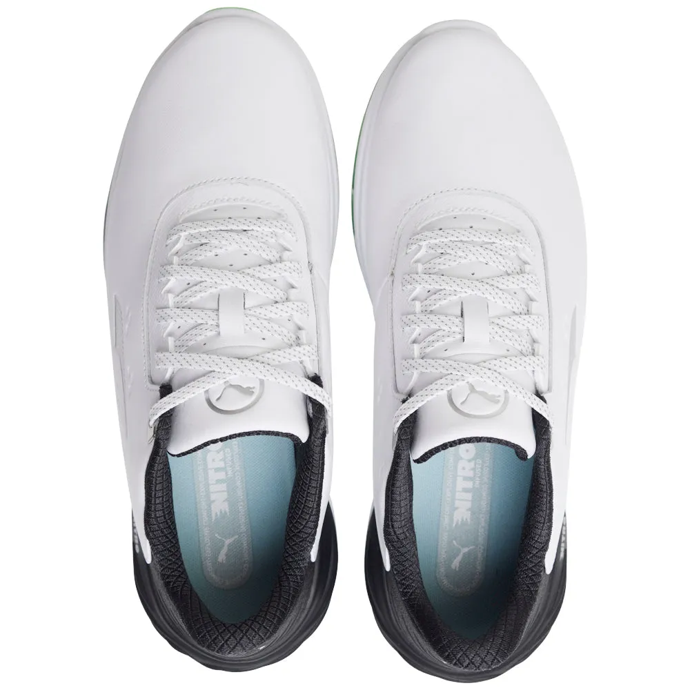 Thanksgiving Day Sale Puma Phantomcat Nitro Spikeless Waterproof Shoes - White/Black/Fluro Green Pes