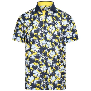 Puma Pique Borrego Polo Shirt - Lc - Deep Navy/Silver Sky Easter Sale