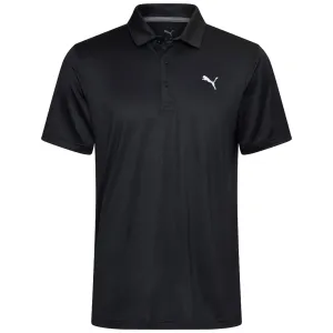 Chase What Moves You Puma Premium Tech 3.0 Polo Shirt - Black Heather