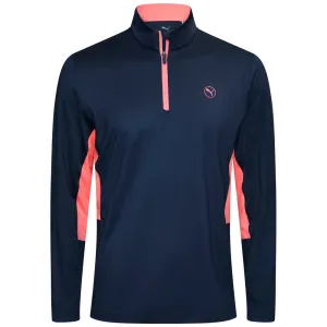 Valentine's Day Sale Mother's Day Sale Puma Pure 2.0 1/4 Zip Pullover - Deep Navy