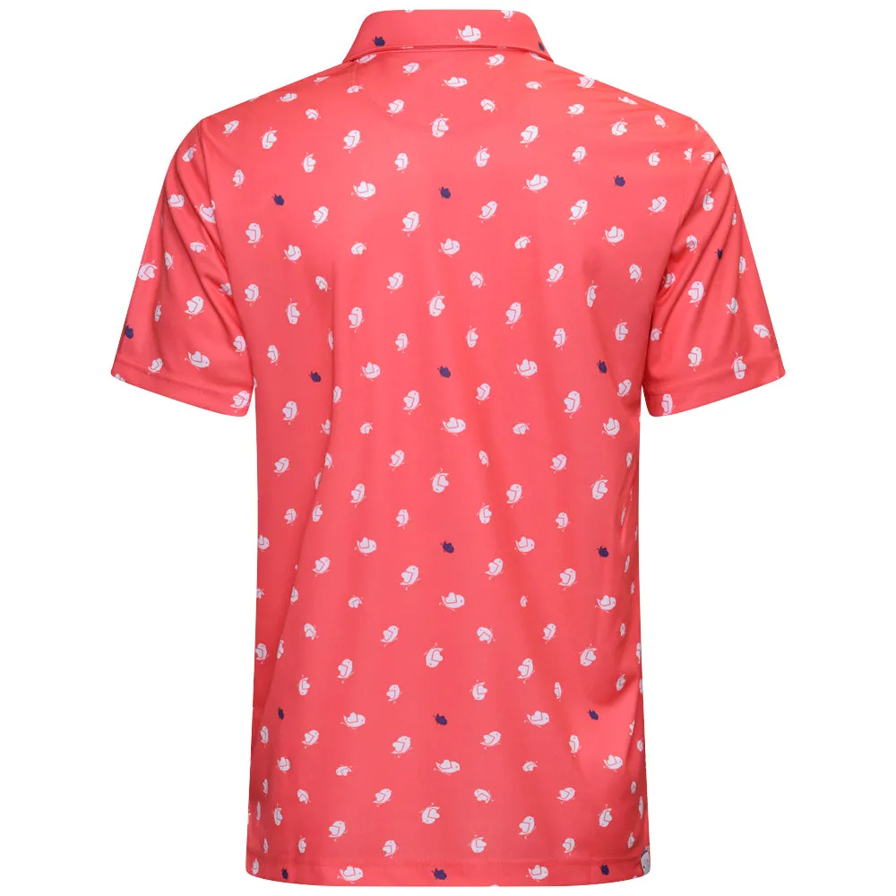Redefine Classic Puma Pure 2.0 Birdies Polo Shirt - Peach Frost/White Glow