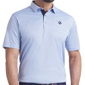 Puma Pure 2.0 Circle Cat Polo Shirt - Haute Tropic/Deep Navy Deal Of The Century Never Just Walk