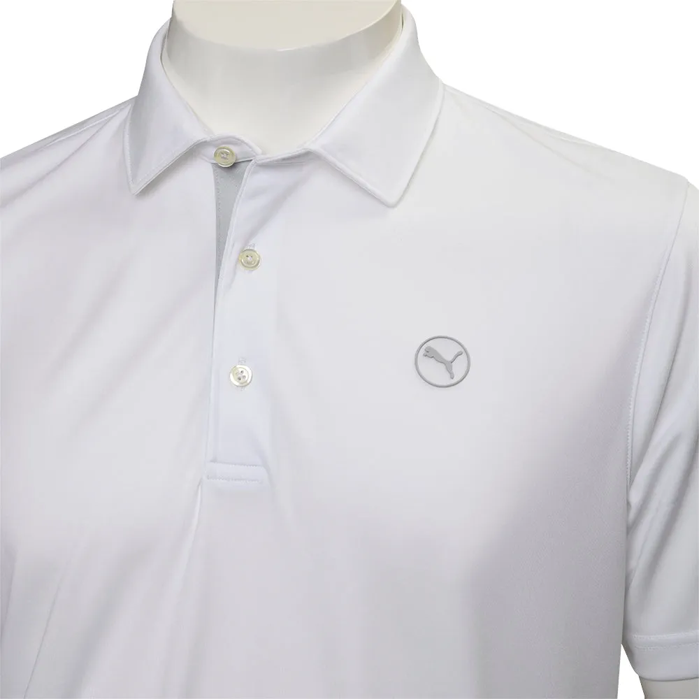 Push Beyond Limits Puma Pure 2.0 Polo Shirt - White Glow
