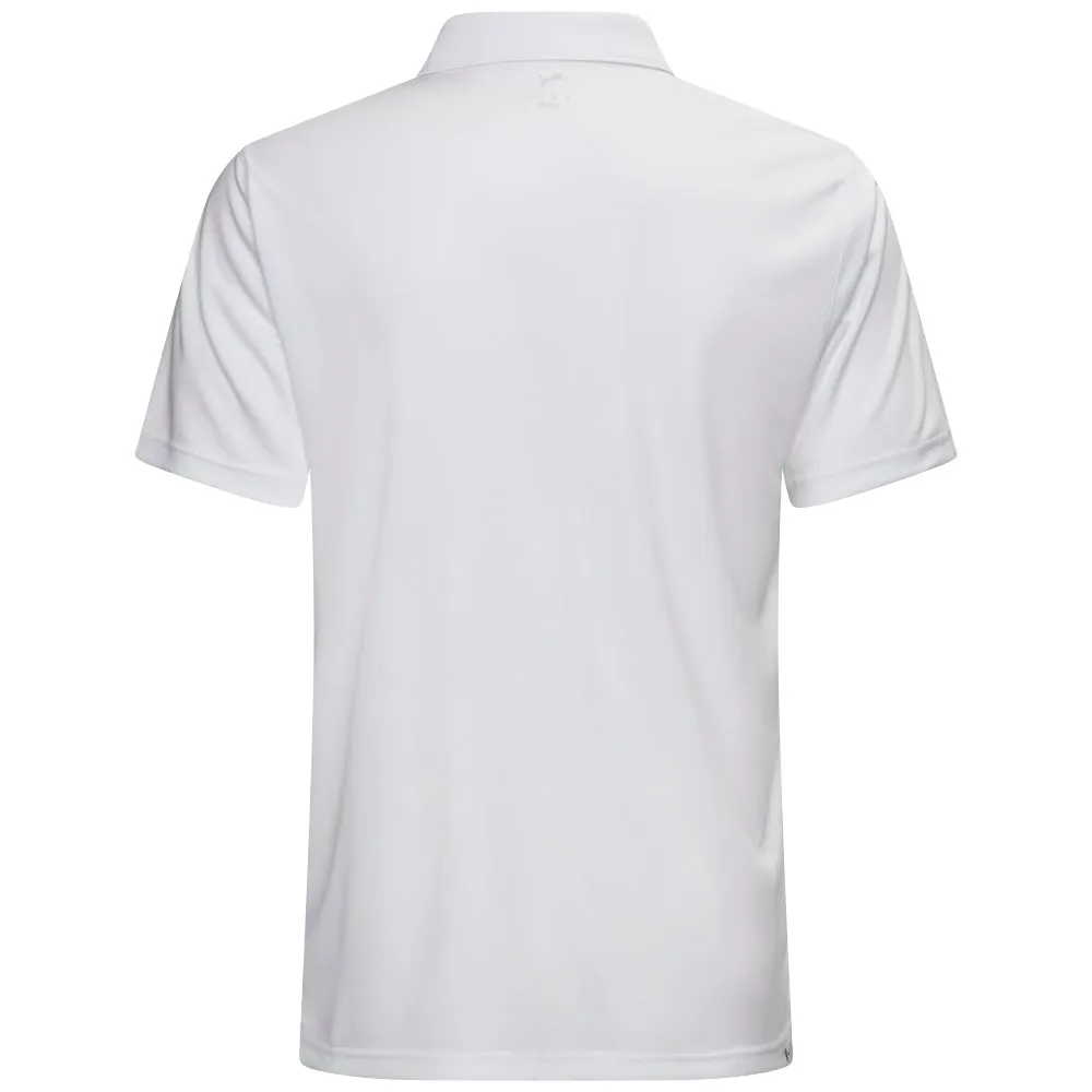 Step Out Boldly Puma Pure 2.0 Polo Shirt - White Glow