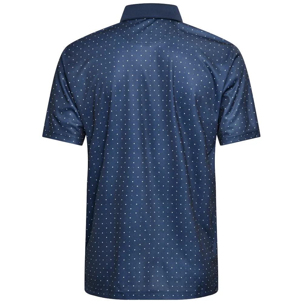 Puma Pure Geo Polo Shirt - Deep Navy/White Glow Thanksgiving Day Sale