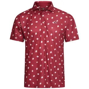 Puma Pure Love Birdies Polo Shirt - Intense Red/White Glow Performance Unleashed