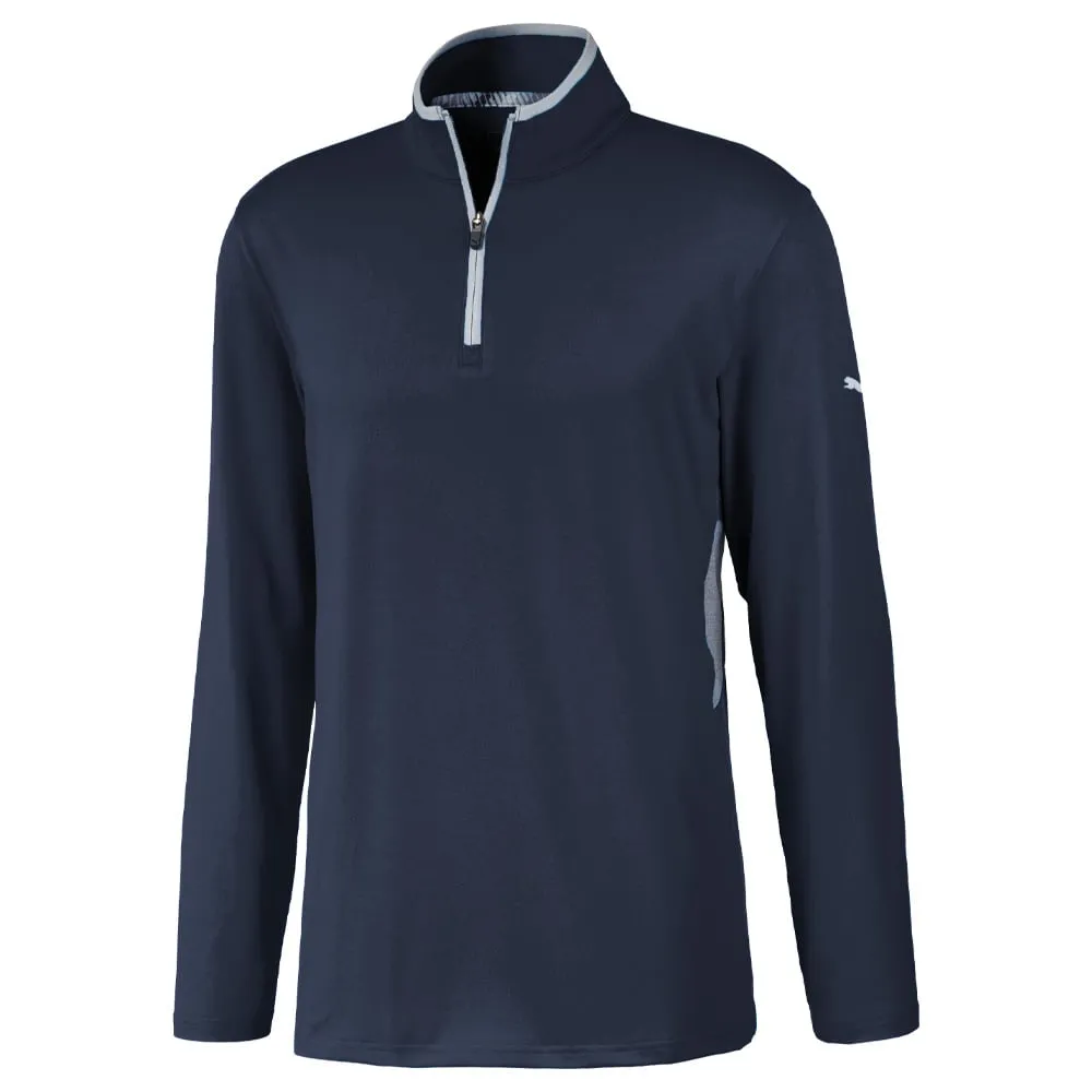 Game-Changer Footwear Puma Rotation 1/4 Zip Sweater - Navy Blazer