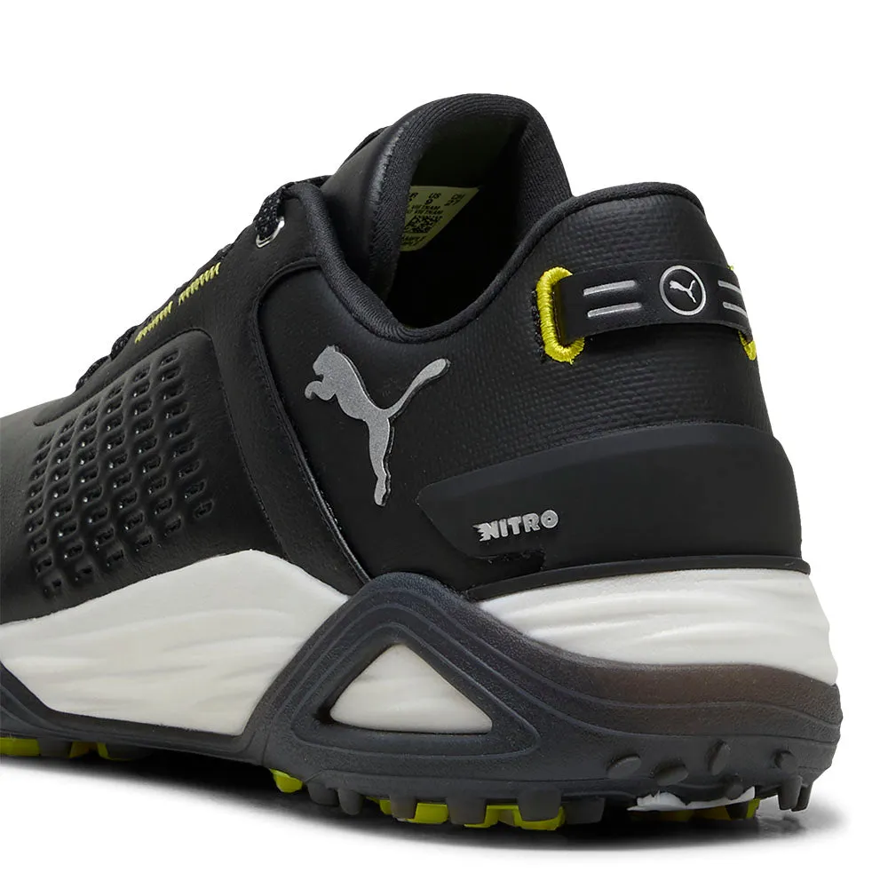 Own the Streets Power Every Step Puma Shadowcat Nitro Leather Spikeless Waterproof Shoes - Black/White