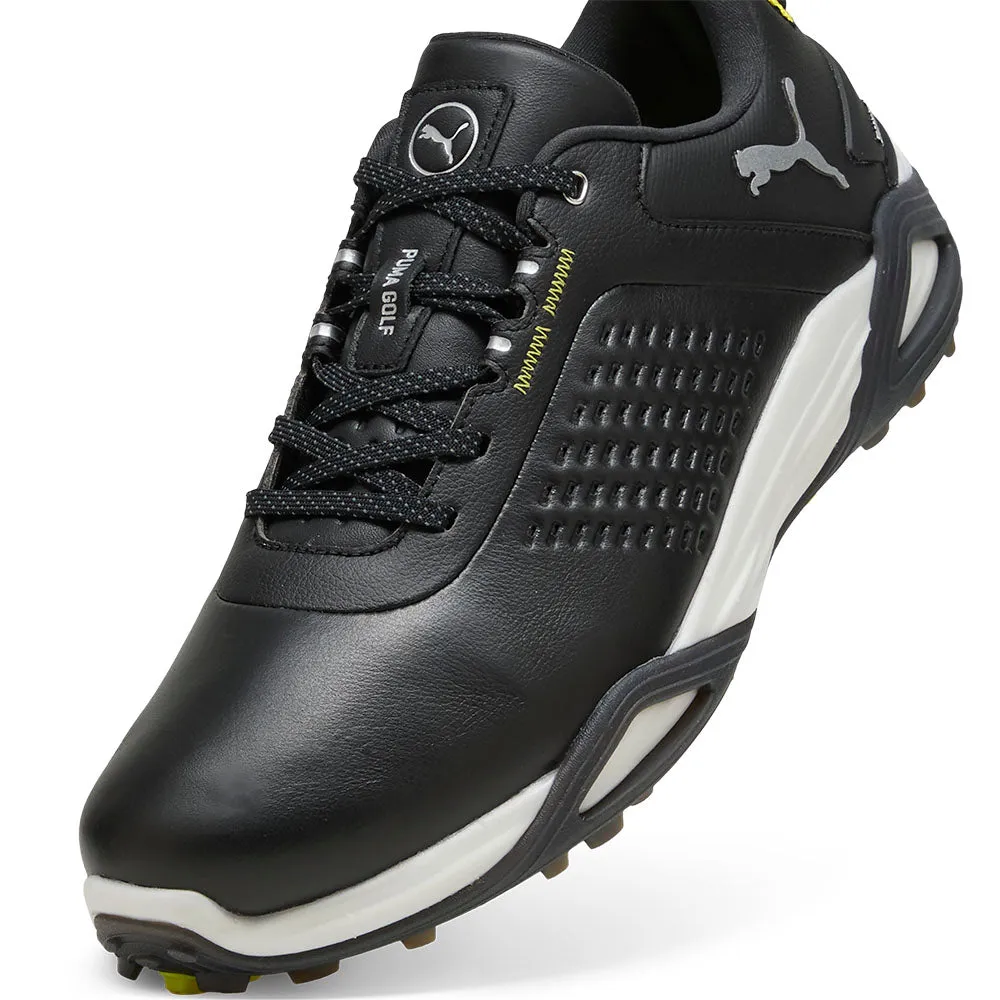 Puma Shadowcat Nitro Leather Spikeless Waterproof Shoes - Black/White Fuel Your Fire