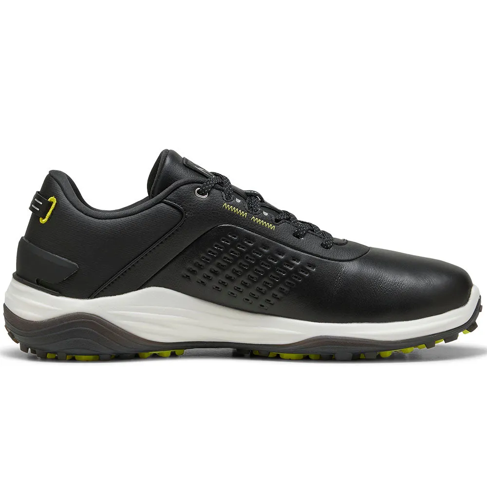 Independence Day Sale Budget Friendly Puma Shadowcat Nitro Leather Spikeless Waterproof Shoes - Black/White