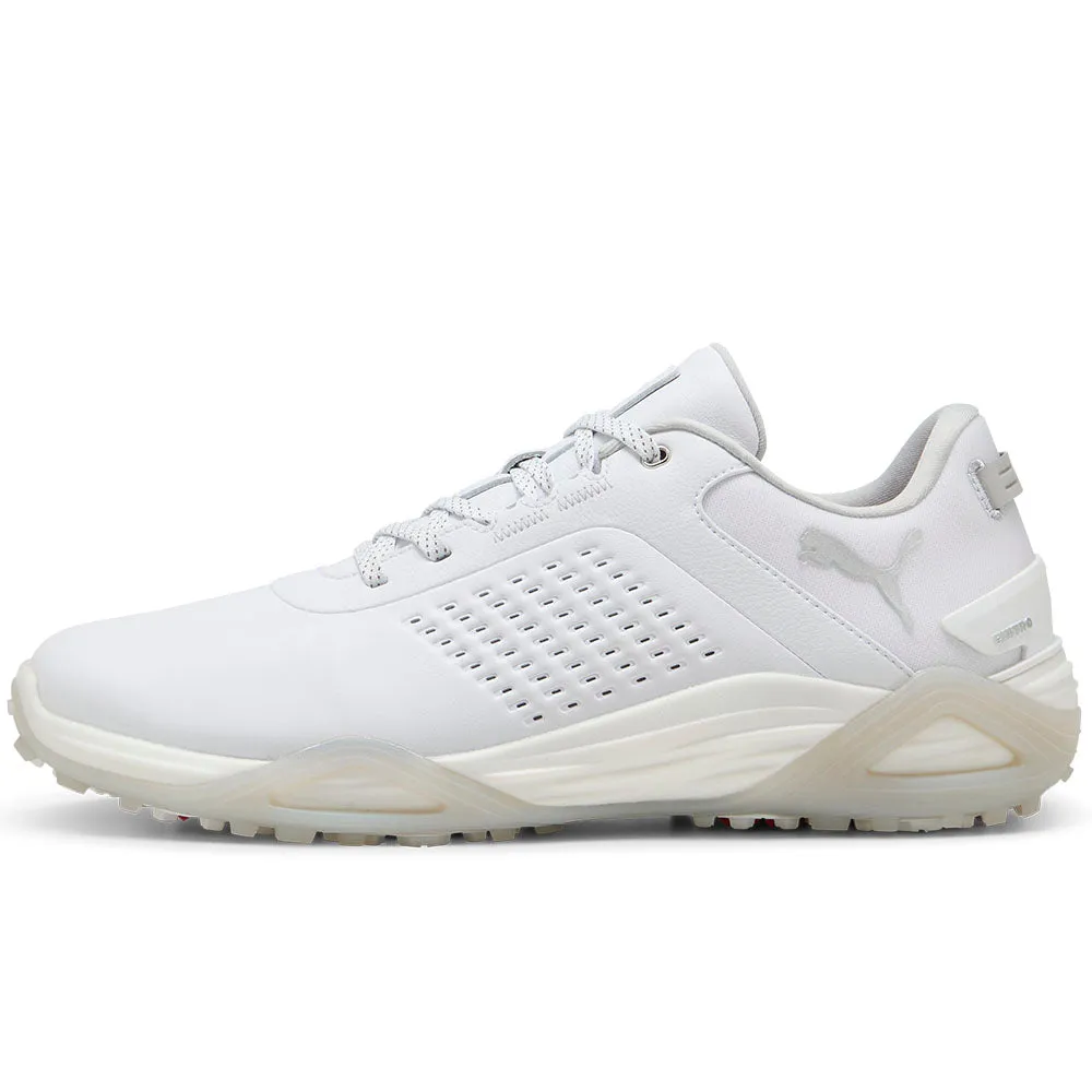 Game-Changer Footwear Gear Up and Go Puma Shadowcat Nitro Leather Spikeless Waterproof Shoes - White/Ash Grey