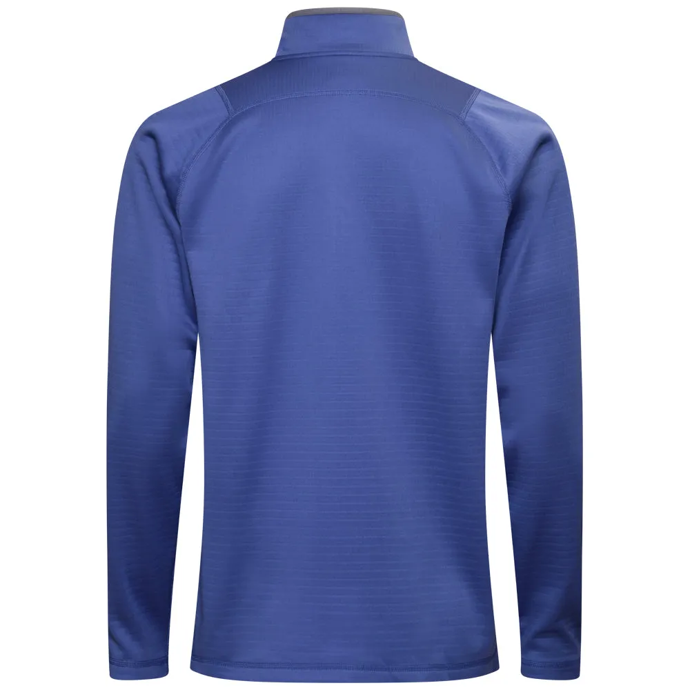 Feel the Energy Puma Waffle Fleece 1/4 Zip Pullover - Blue Crystal