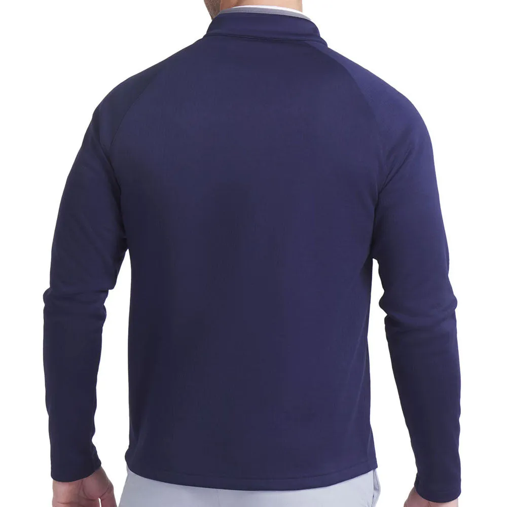 Puma Waffle Fleece 1/4 Zip Pullover - Deep Navy Dress from the Feet Up Own the Moment