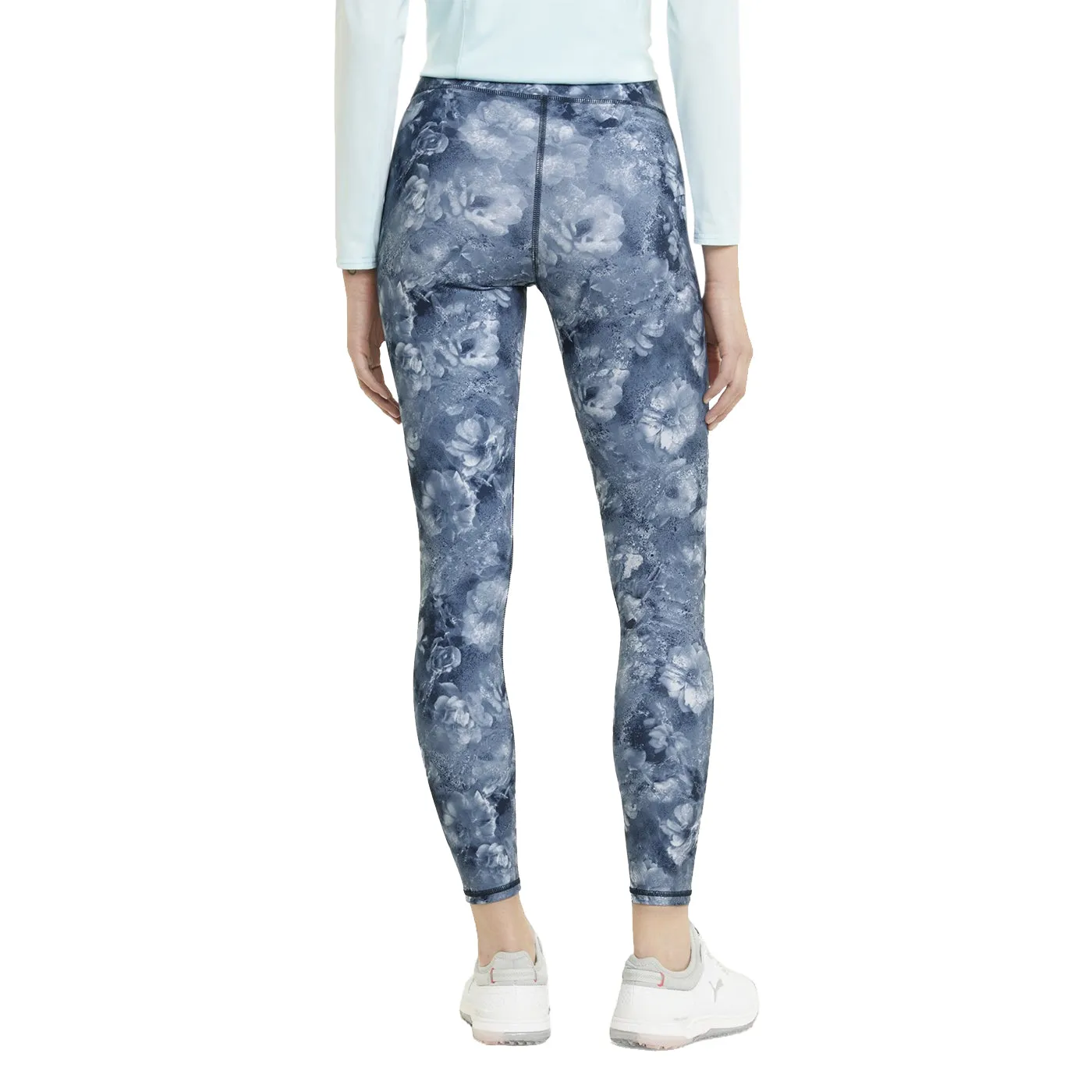 Back To School Sale Puma Women'S Printed Golf Tights - Navy Blazer