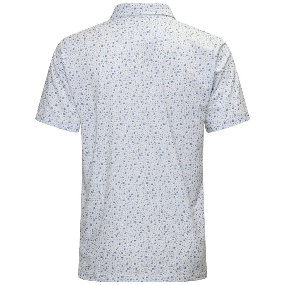 Puma X Ap Tea Time Polo Shirt - White Glow/Zen Blue Biggest Sale of the Year