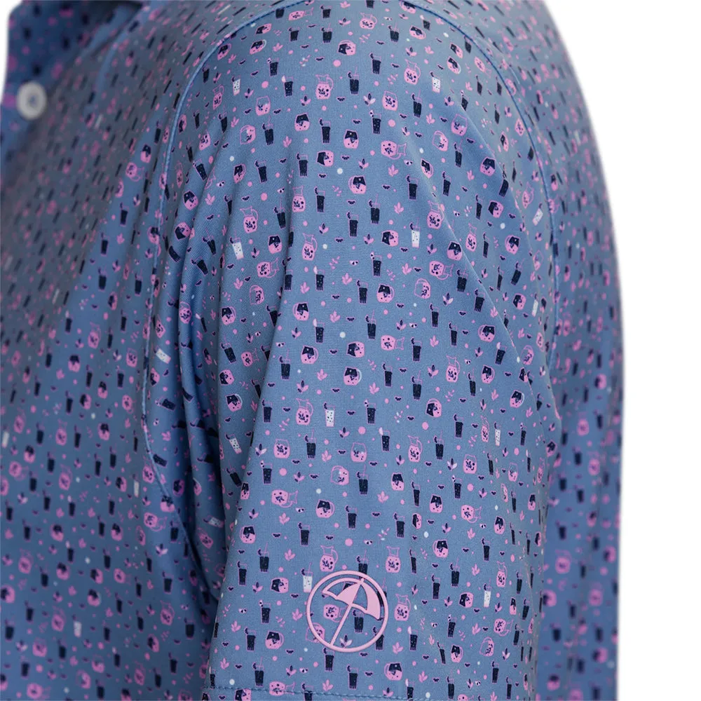 Fearlessly You Puma X Ap Tea Time Polo Shirt - Zen Blue/Pale Pink