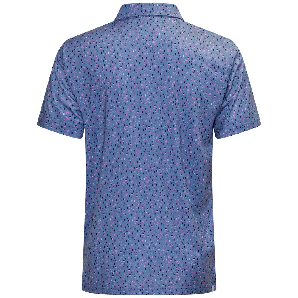 Black Friday Offer Puma X Ap Tea Time Polo Shirt - Zen Blue/Pale Pink