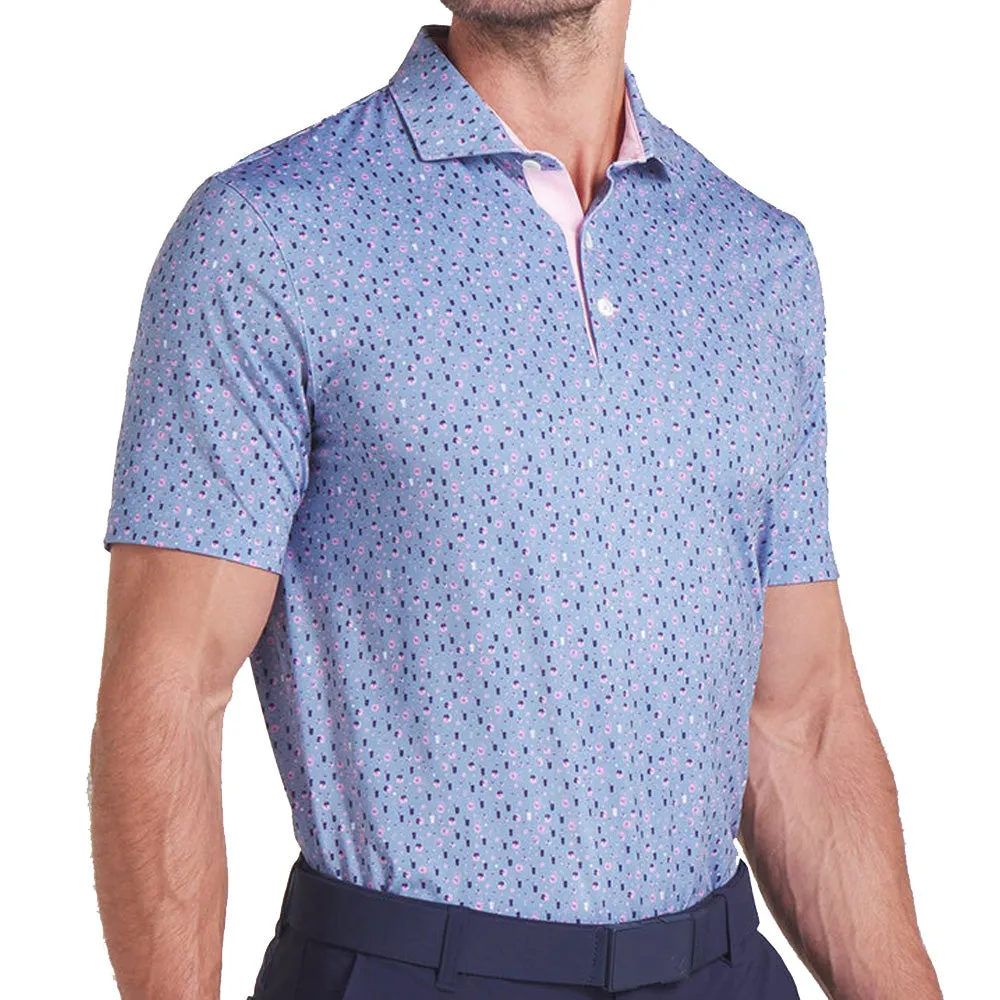 Puma X Ap Tea Time Polo Shirt - Zen Blue/Pale Pink Affordable