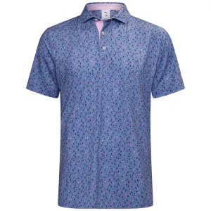 Clearance Sale Puma X Ap Tea Time Polo Shirt - Zen Blue/Pale Pink