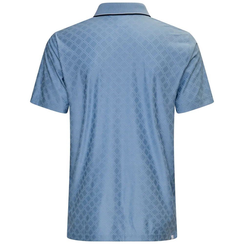Christmas Day Sale Puma X Ap Tipped Jacquard Polo Shirt - Zen Blue