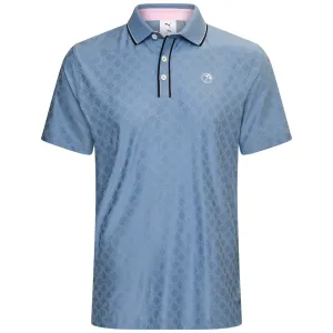Redefine Classic Puma X Ap Tipped Jacquard Polo Shirt - Zen Blue