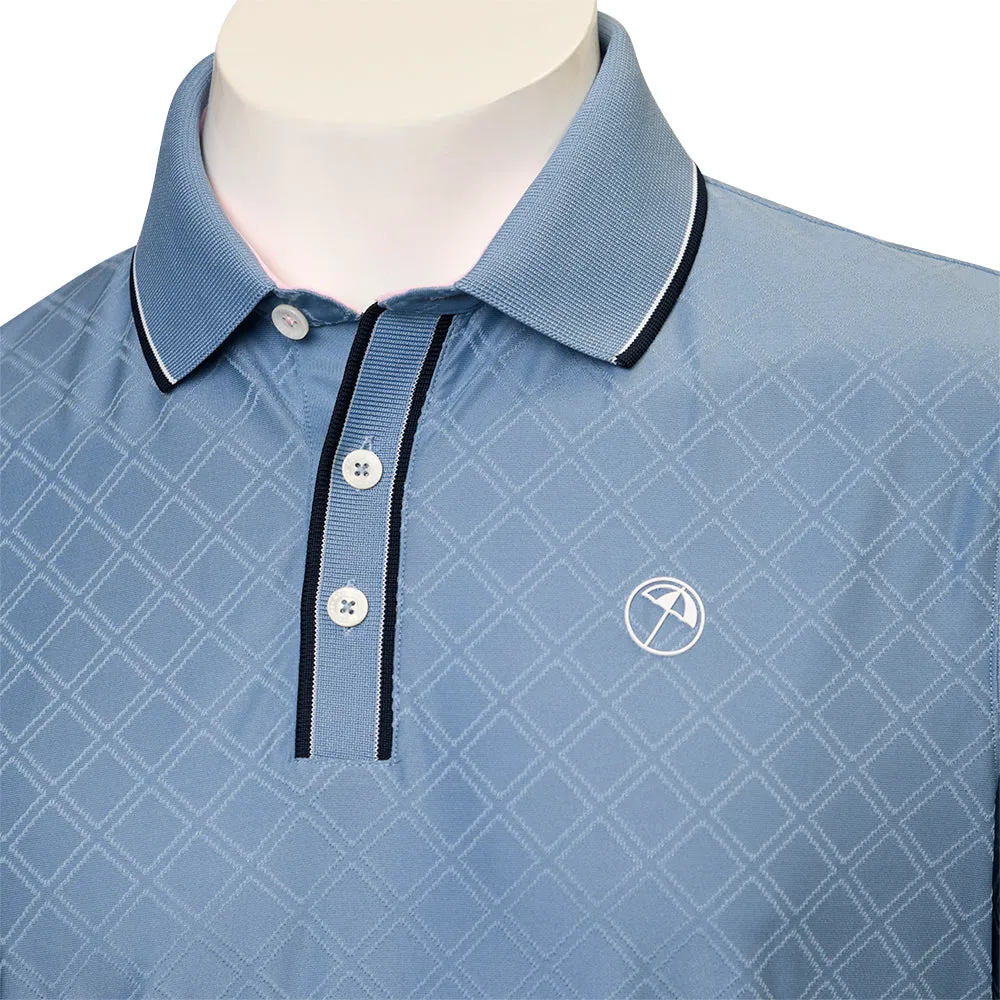 Puma X Ap Tipped Jacquard Polo Shirt - Zen Blue Sweetest Day Sale Empower Your Journey