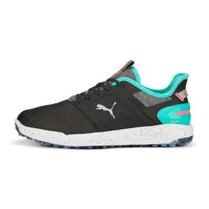 Spring Sale All Saints' Day Sale Puma X Ptc Ignite Elevate Spikeless Golf Shoes - Puma Black/ Aqua Green/ Shocking Pink