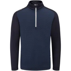 Loud Looks, Smooth Moves Break Boundaries Ping Whister 1/2 Zip Pullover - Navy
