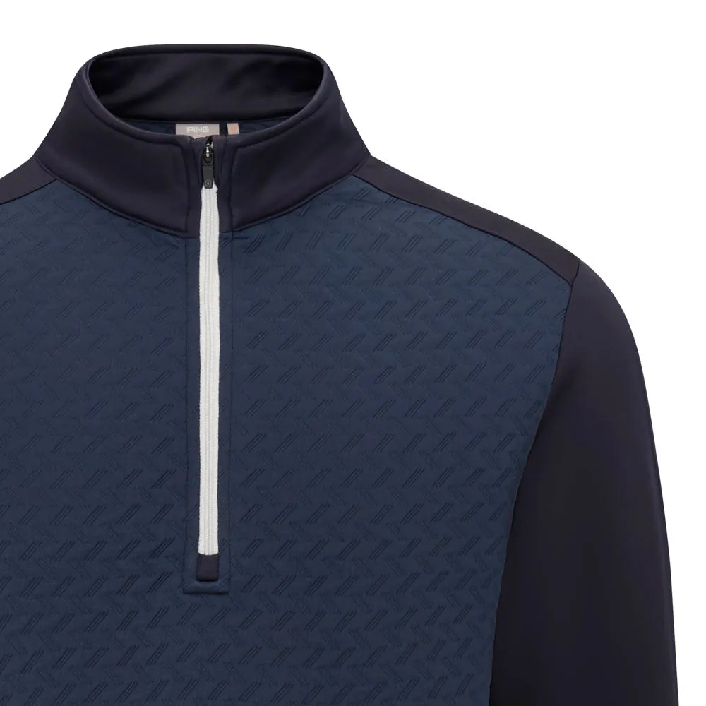 Make a Statement Made to Turn Heads Ping Whister 1/2 Zip Pullover - Navy