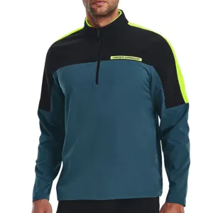 Under Armour Storm Windstrike 1/2 Zip Pullover - Static Blue/Still Water Stay in Motion