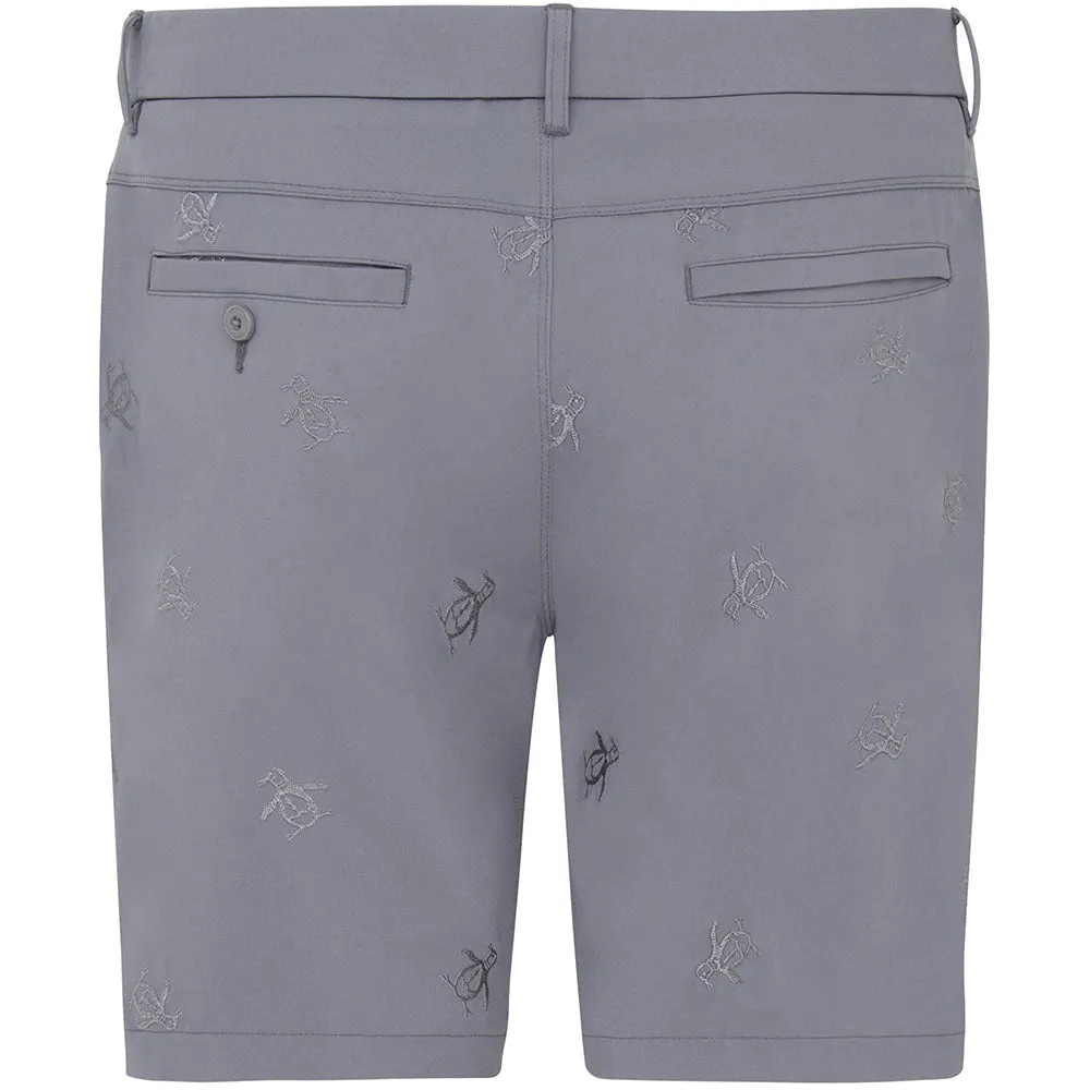 Game-Changer Footwear Original Penguin All-Over Pete Embroidery Shorts - Quiet Shade