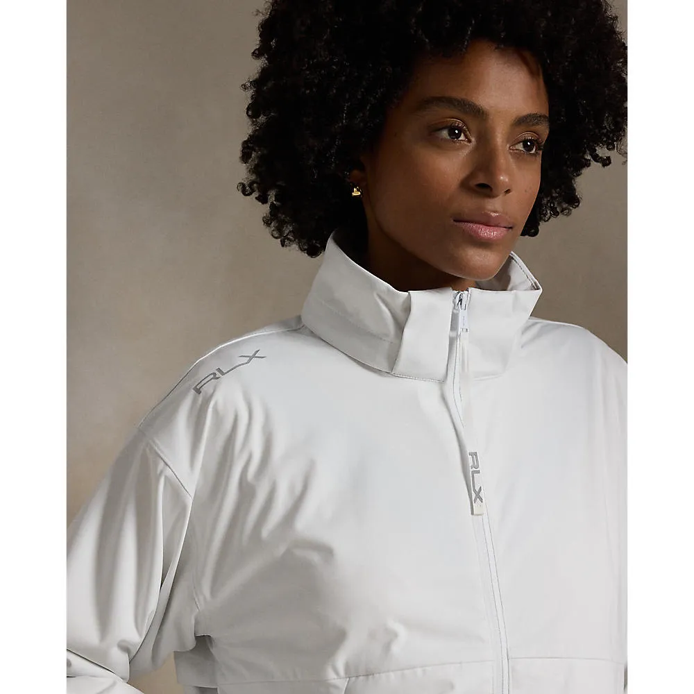 Rlx Ralph Lauren Women'S Waterproof Hooded Golf Jacket - Pure White Deal Of The Century Unapologetically You