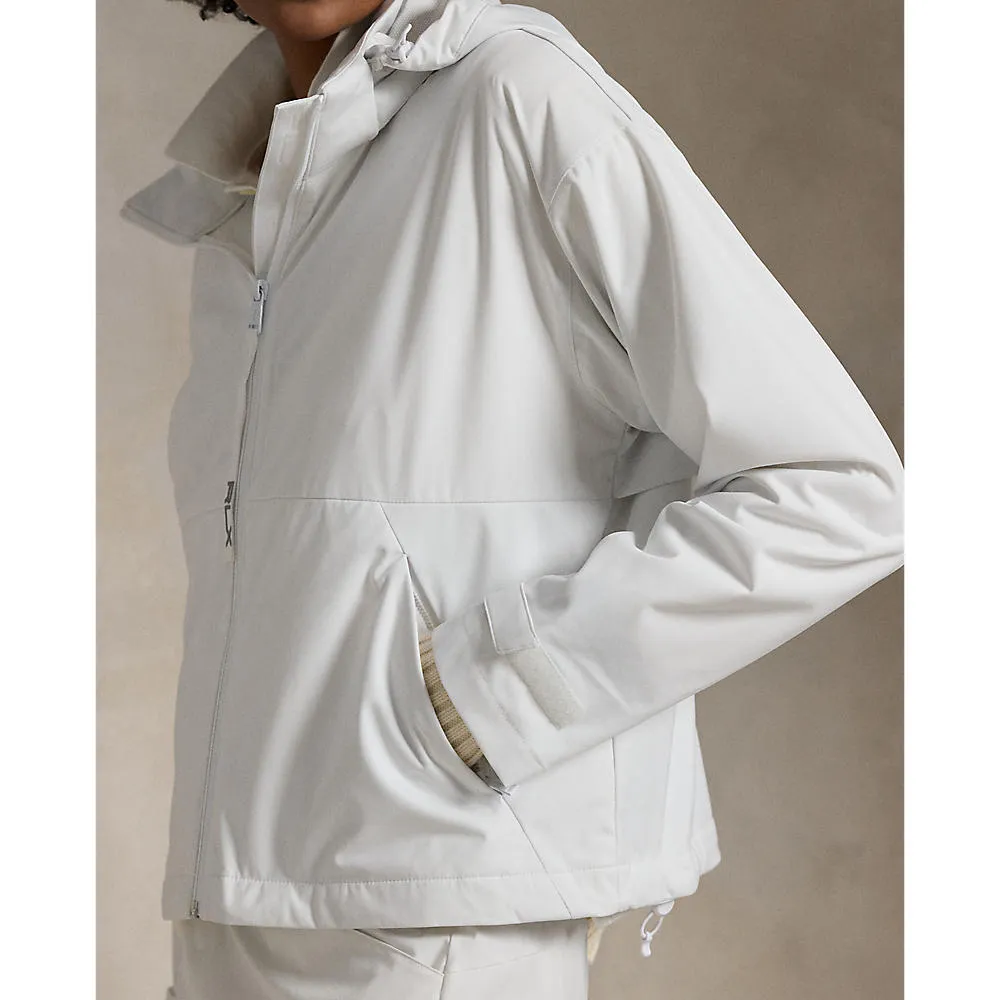 Christmas Day Sale Walk Loud Rlx Ralph Lauren Women'S Waterproof Hooded Golf Jacket - Pure White
