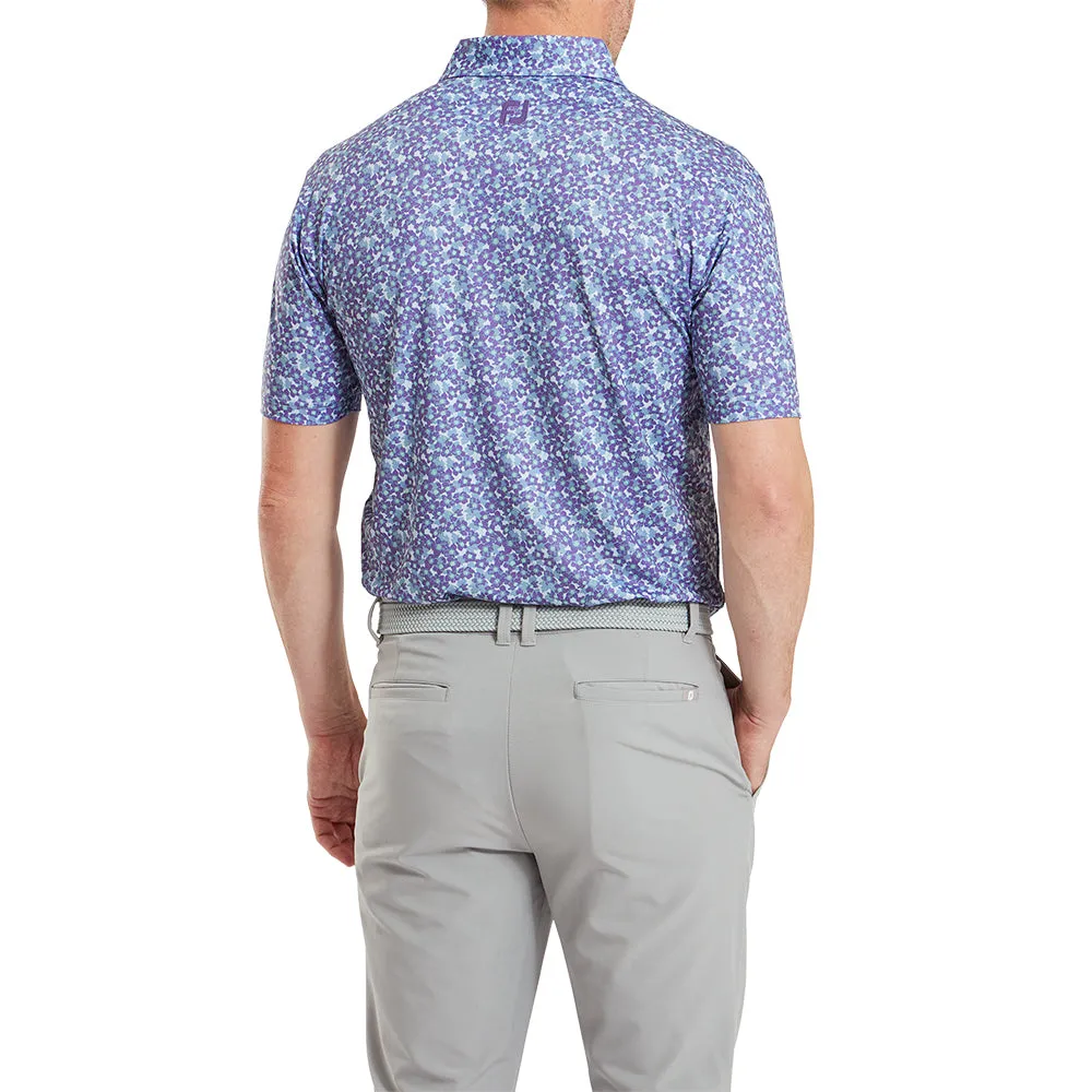 Footjoy Primrose Print Lisle Polo Shirt - Thistle Move Like You Mean It